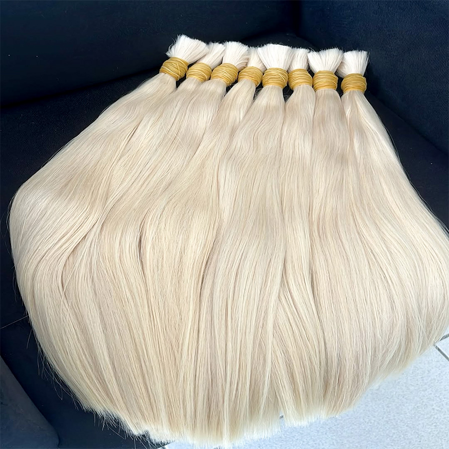 Water Wave Bulk Human Hair For Braiding - 30 بوصة 99J # وصلات شعر