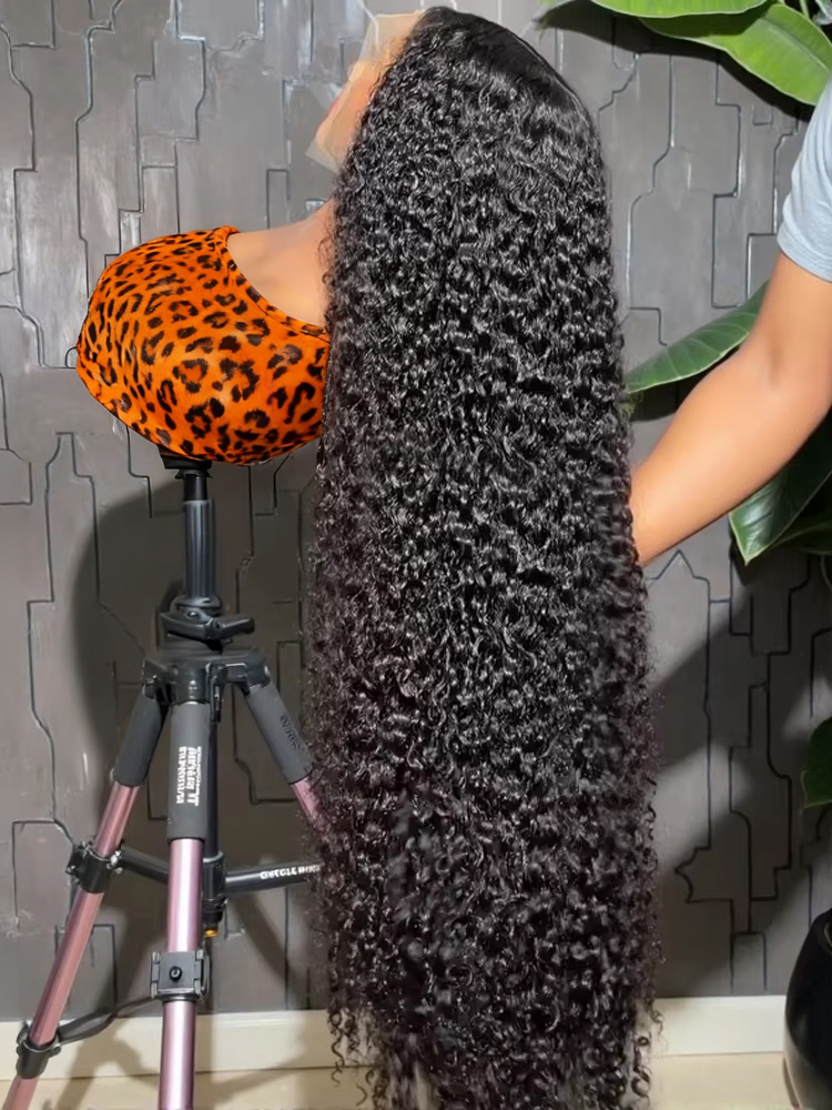 Water Wave Bulk Human Hair For Braiding - 40 46 بوصة موجة المياه مجعد