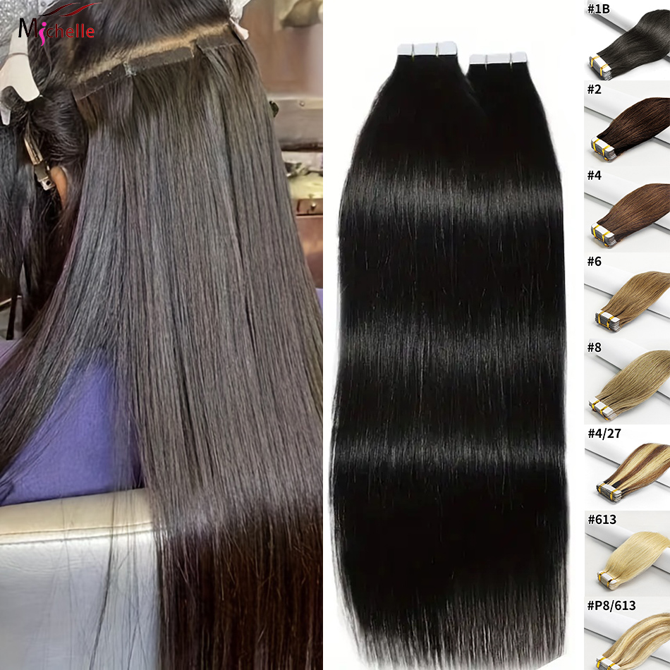 Invisible Tape In Extensions Real Hair - الشريط في وصلات الشعر شعر طبيعي