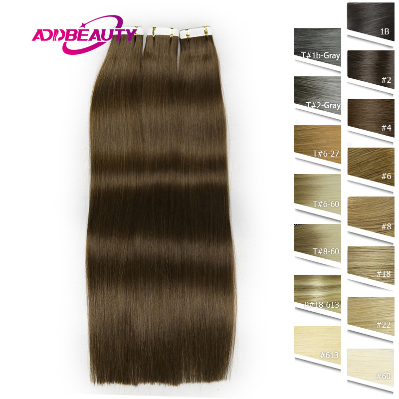 Invisible Tape In Extensions Real Hair - وصلة شعر بشري مستقيم بدون خياطة