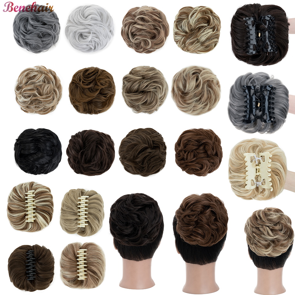 Claw Clip Messy Bun Hair Piece - بينهير فوضوي كعكة الشعر الاصطناعية مخلب