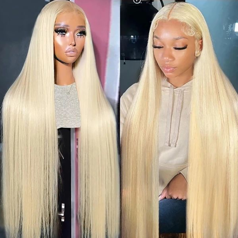 613 Blonde Body Wave Lace Front Wig - شعر مستعار بشري أصلي برازيلي بلون