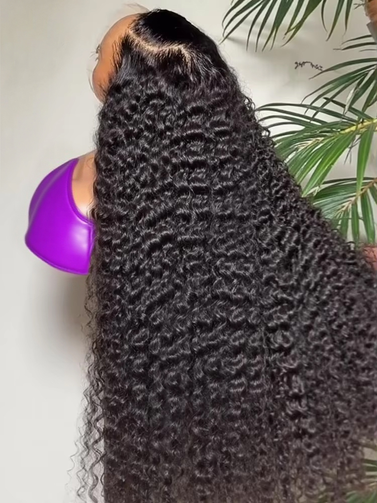 Water Wave Bulk Human Hair For Braiding - موجة المياه العميقة الباروكات 13x4 HD