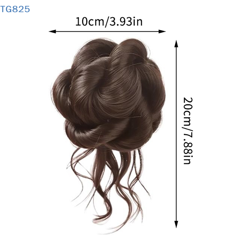 Claw Clip Messy Bun Hair Piece - 【AN】【AN】وصلة شعر صناعية جديدة على شكل