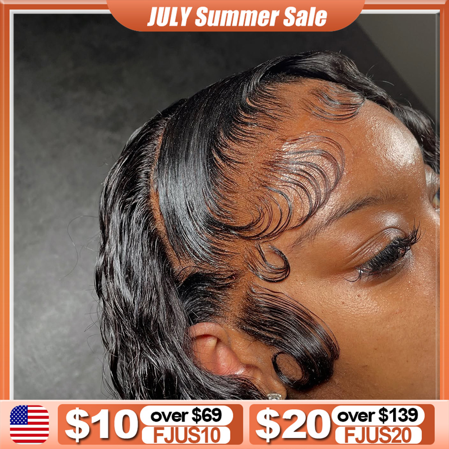 شعر مستعار أمامي كامل بدانتيل  - مراجعة Hd Lace Frontal Wig Human Hair Pre Plucked وسعره