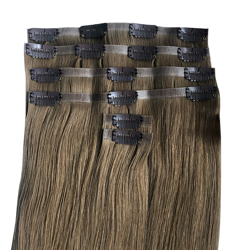مستقيم غير مرئية بو كليب في كا - مراجعة Seamless Clip In Hair Extensions Human Hair وسعره