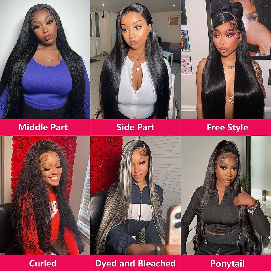شعر مستعار بشري طبيعي مستقيم ب - مراجعة Hd Lace Frontal Wig Human Hair Pre Plucked وسعره