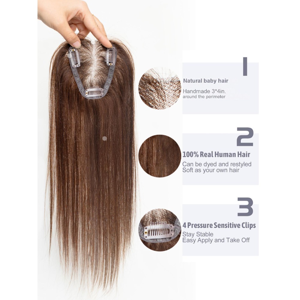 100% الشعر البشري القبعات العا - مراجعة Seamless Clip In Hair Extensions Human Hair وسعره