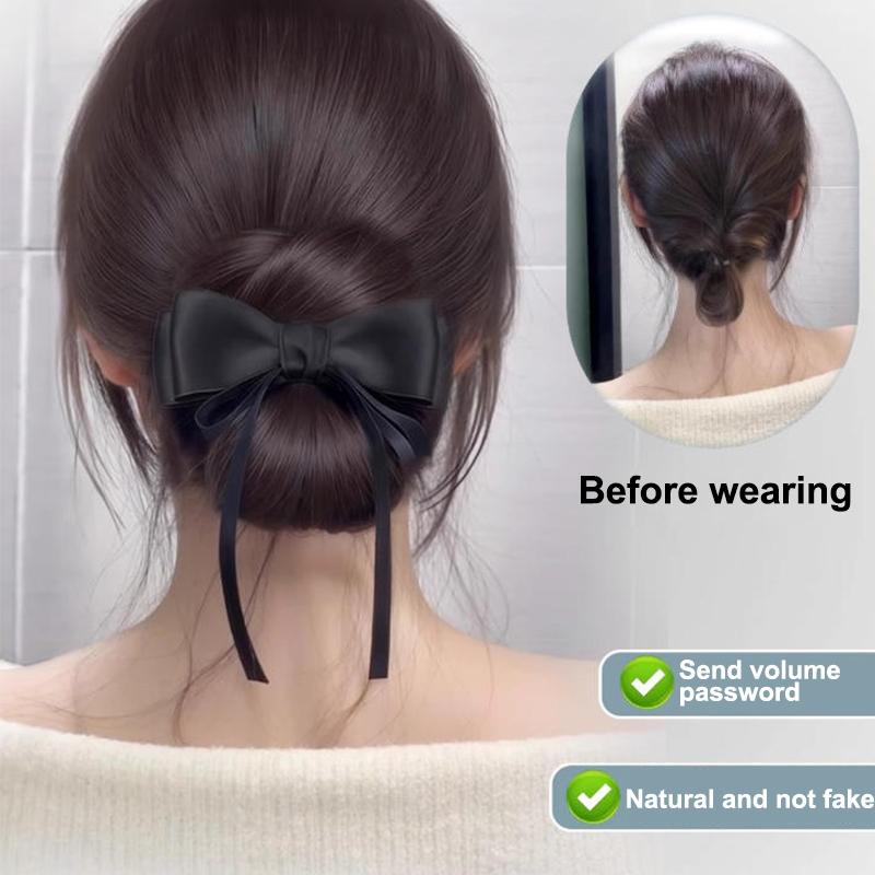 وصلة شعر صناعية بمشبك على شكل  - مراجعة Claw Clip Messy Bun Hair Piece وسعره