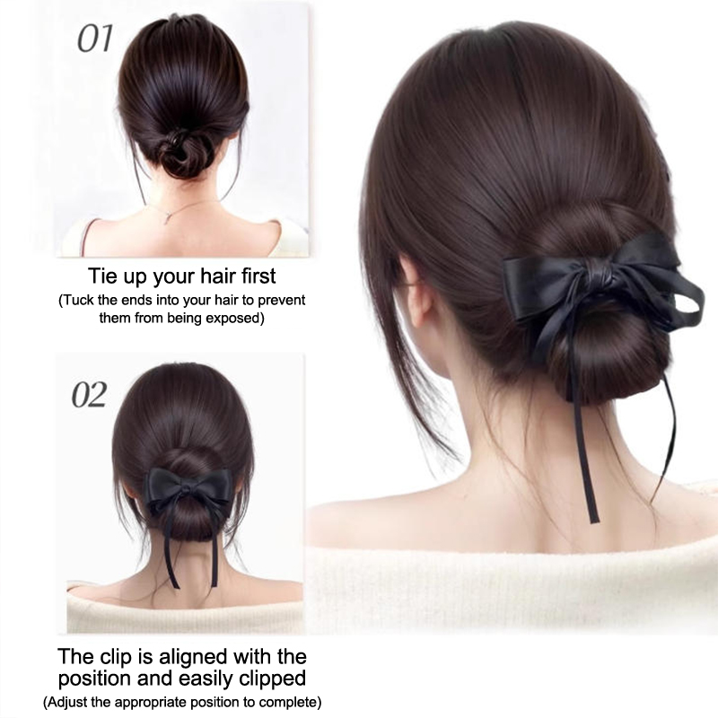 وصلة شعر صناعية بمشبك على شكل  - مراجعة Claw Clip Messy Bun Hair Piece وسعره