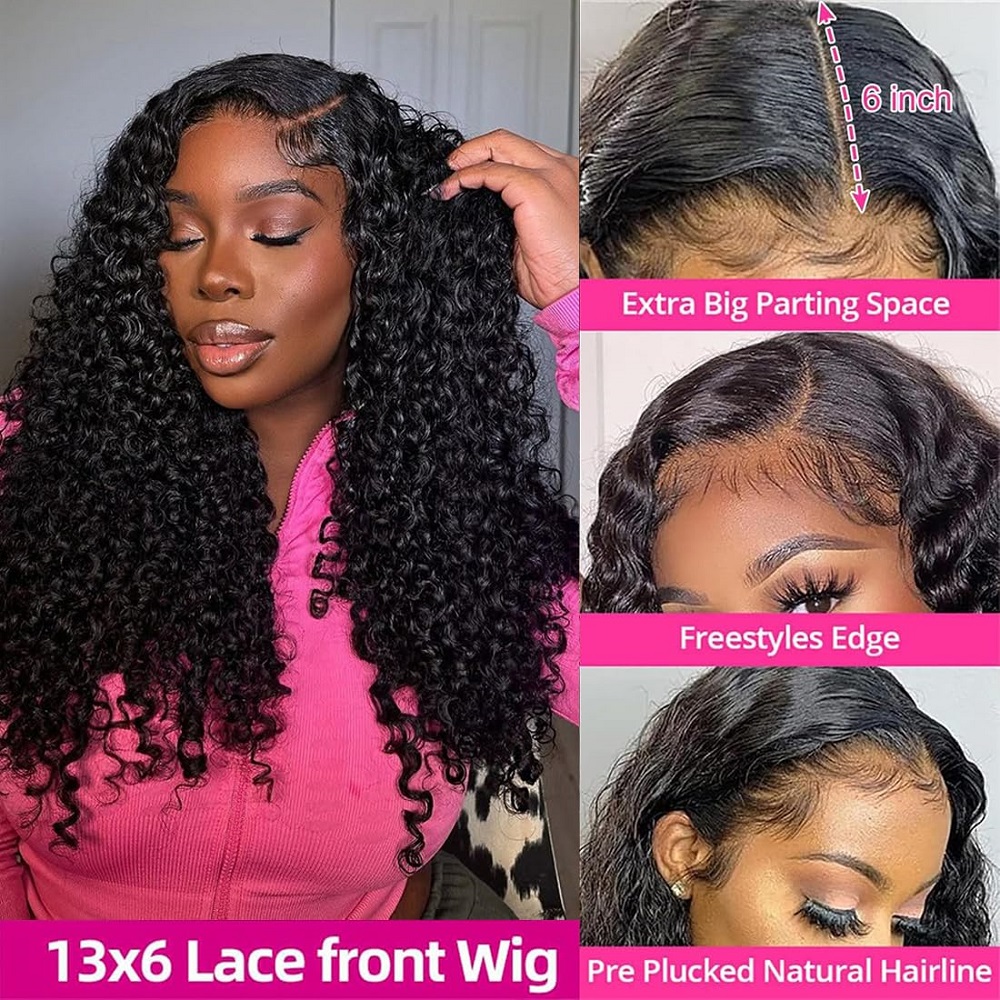 شعر مستعار بشري مموج بورمي طبي - مراجعة Lace Front Wigs وسعره