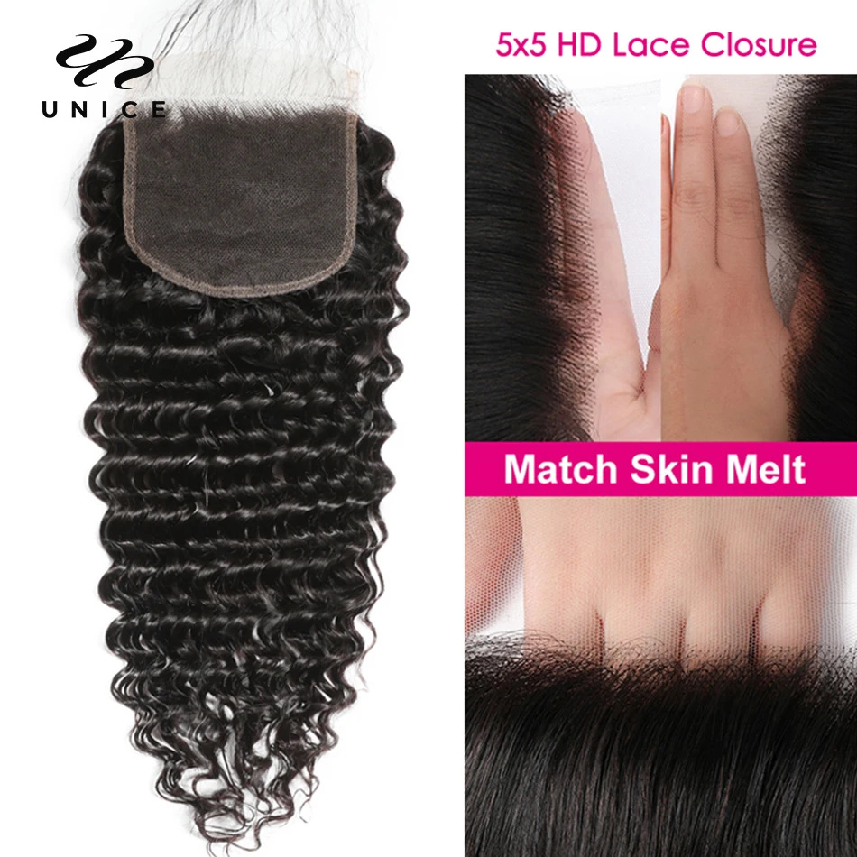 شعر يونيس المموج العميق مع إغل - مراجعة Deep Wave 3 Bundles With Closure وسعره