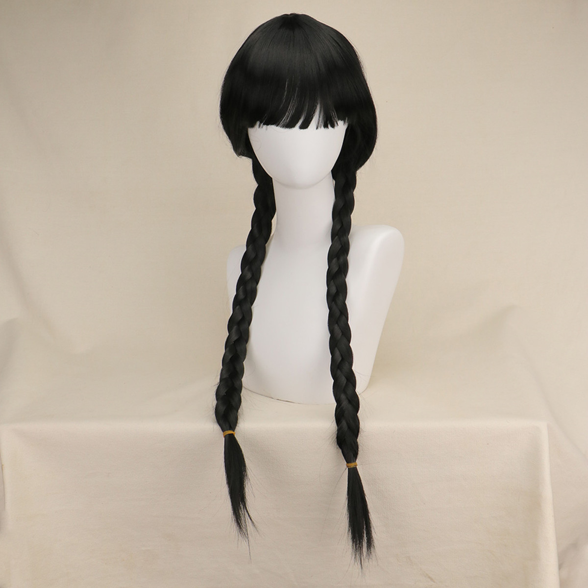 شعر مستعار طويل على الطراز الق - مراجعة Synthetic Braided Wigs For Black Women وسعره