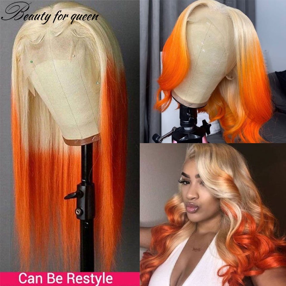 الزنجبيل 613 البرتقال الجسم مو - مراجعة 613 Blonde Body Wave Lace Front Wig وسعره