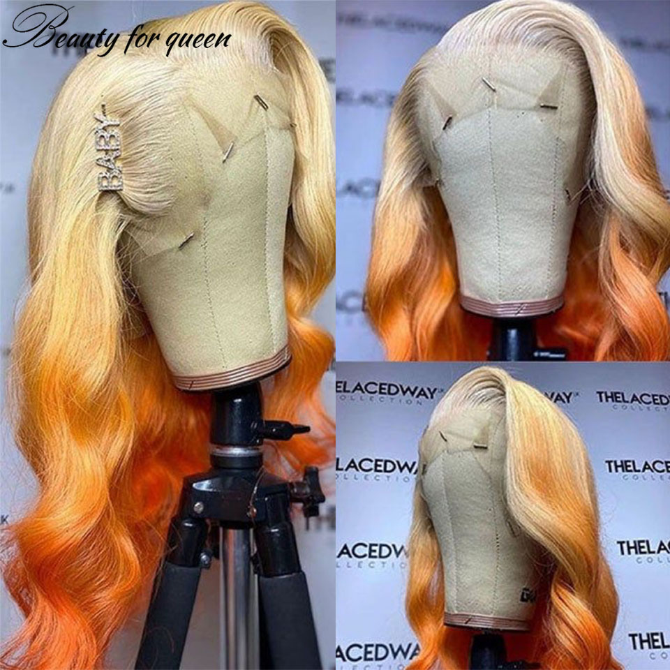 الزنجبيل 613 البرتقال الجسم مو - مراجعة 613 Blonde Body Wave Lace Front Wig وسعره