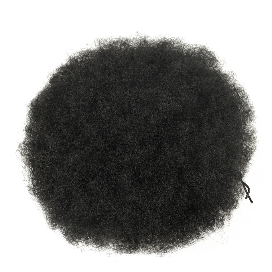 الأفرو نفخة الرباط ذيل حصان قص - مراجعة Drawstring Afro Curly Puff Ponytail وسعره