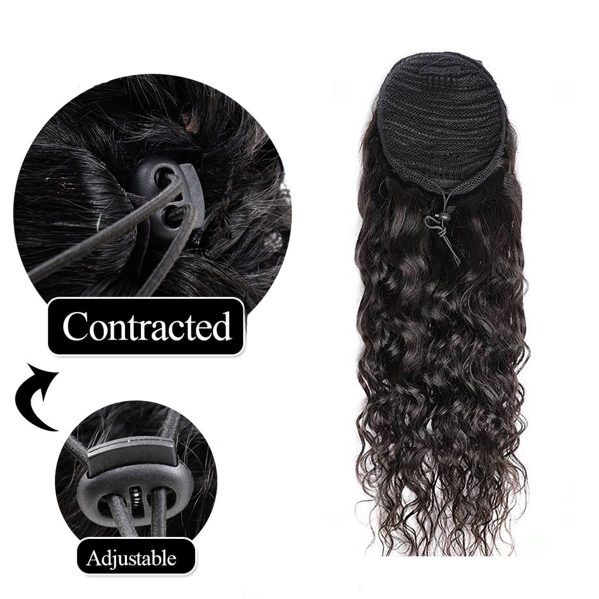 وصلات شعر بشري بتصميم ذيل حصان - مراجعة Seamless Clip In Hair Extensions Human Hair وسعره