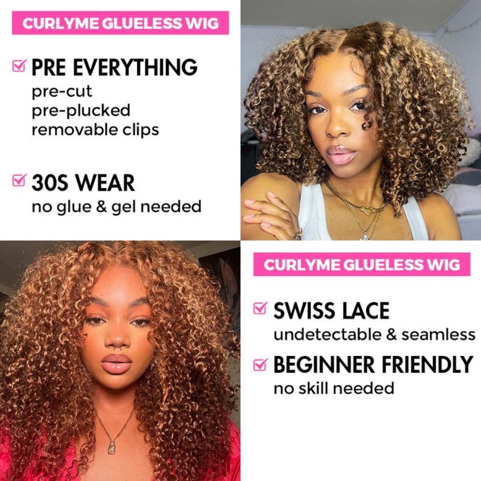 شعر مستعار بوب بشري مجعد مموج  - مراجعة Glueless Wear And Go Human Hair Wig وسعره