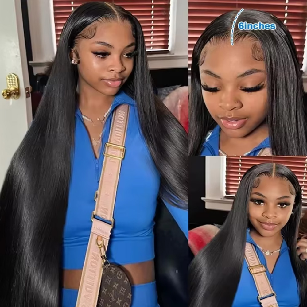 شعر مستعار برازيلي طبيعي أسود  - مراجعة Glueless Wear And Go Human Hair Wig وسعره