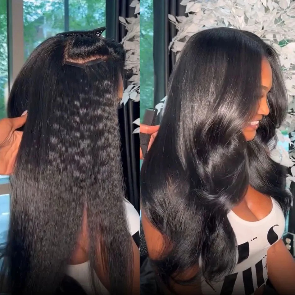 غريب مستقيم الشريط في وصلات ال - مراجعة Invisible Tape In Extensions Real Hair وسعره
