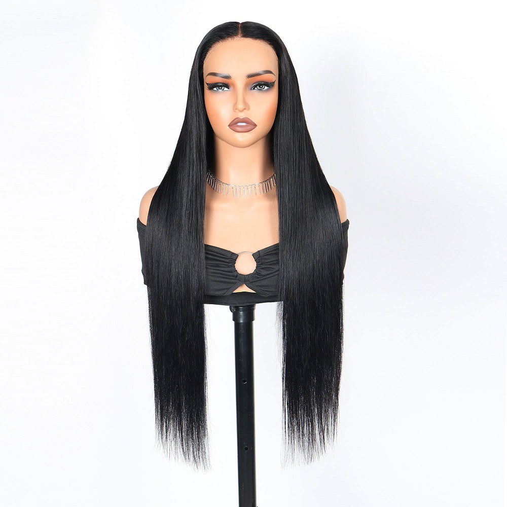 شعر مستعار مستقيم 7x5 بطول 32  - مراجعة Glueless Wear And Go Human Hair Wig وسعره