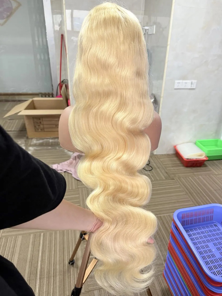 باروكة شعر طبيعي بلون أشقر عسل - مراجعة 613 Blonde Body Wave Lace Front Wig وسعره