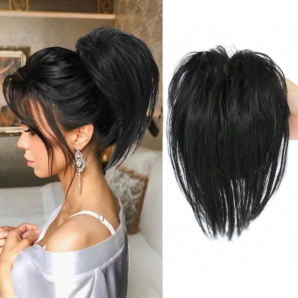 وصلات شعر صناعية للنساء، ذيل ح - مراجعة Claw Clip Messy Bun Hair Piece وسعره