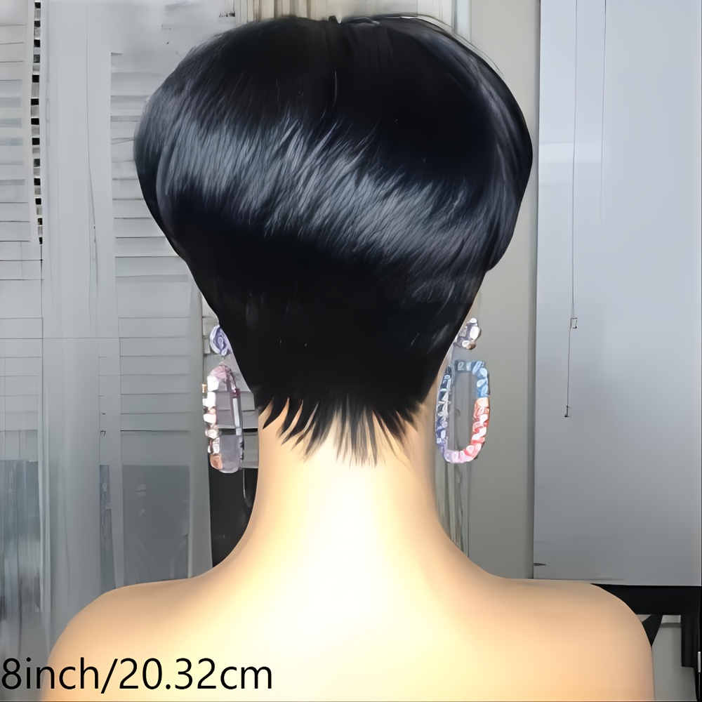 شعر مستعار قصير عابث طبقة الشع - مراجعة Short Pixie Cut Wig Human Hair Cheap وسعره