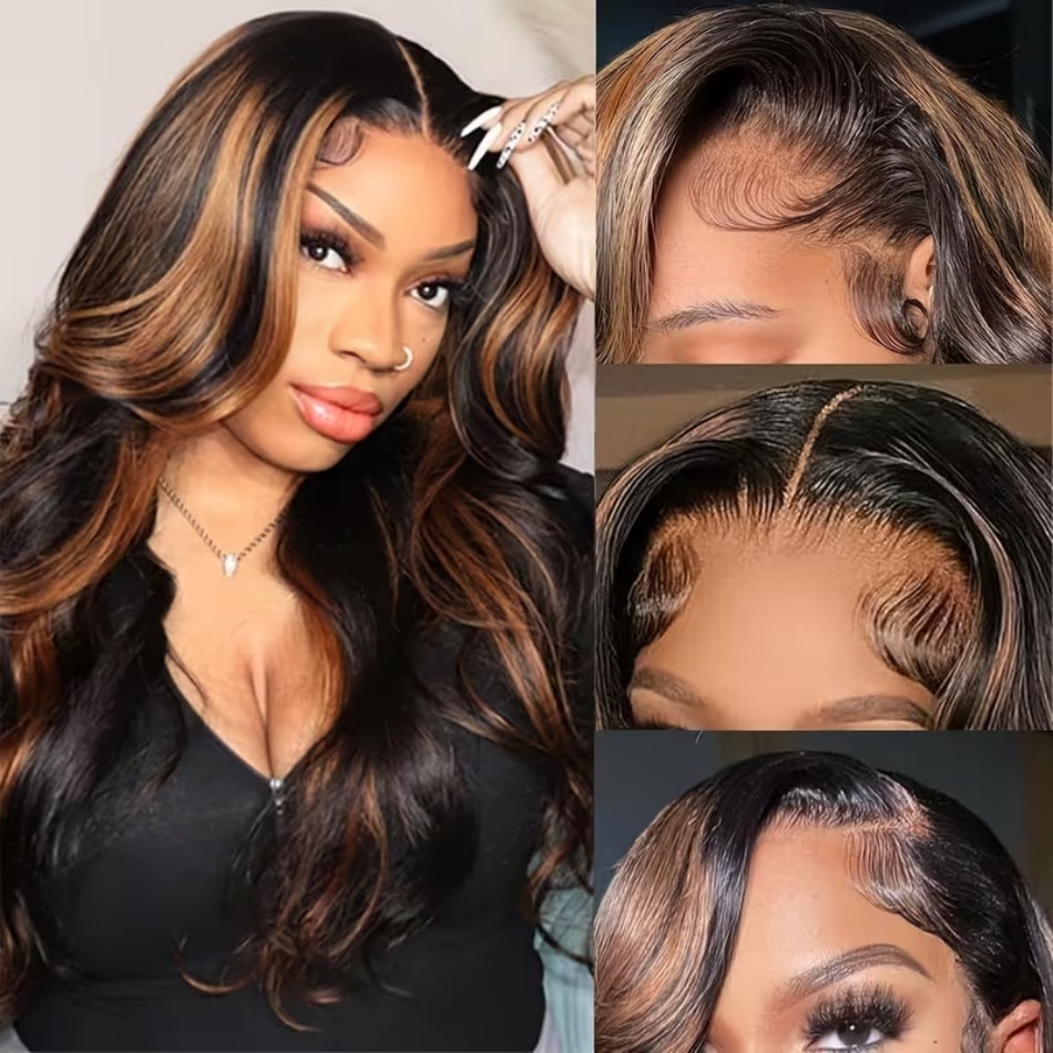 شعر مستعار مموج من الدانتيل ال - مراجعة Hd Lace Frontal Wig Human Hair Pre Plucked وسعره