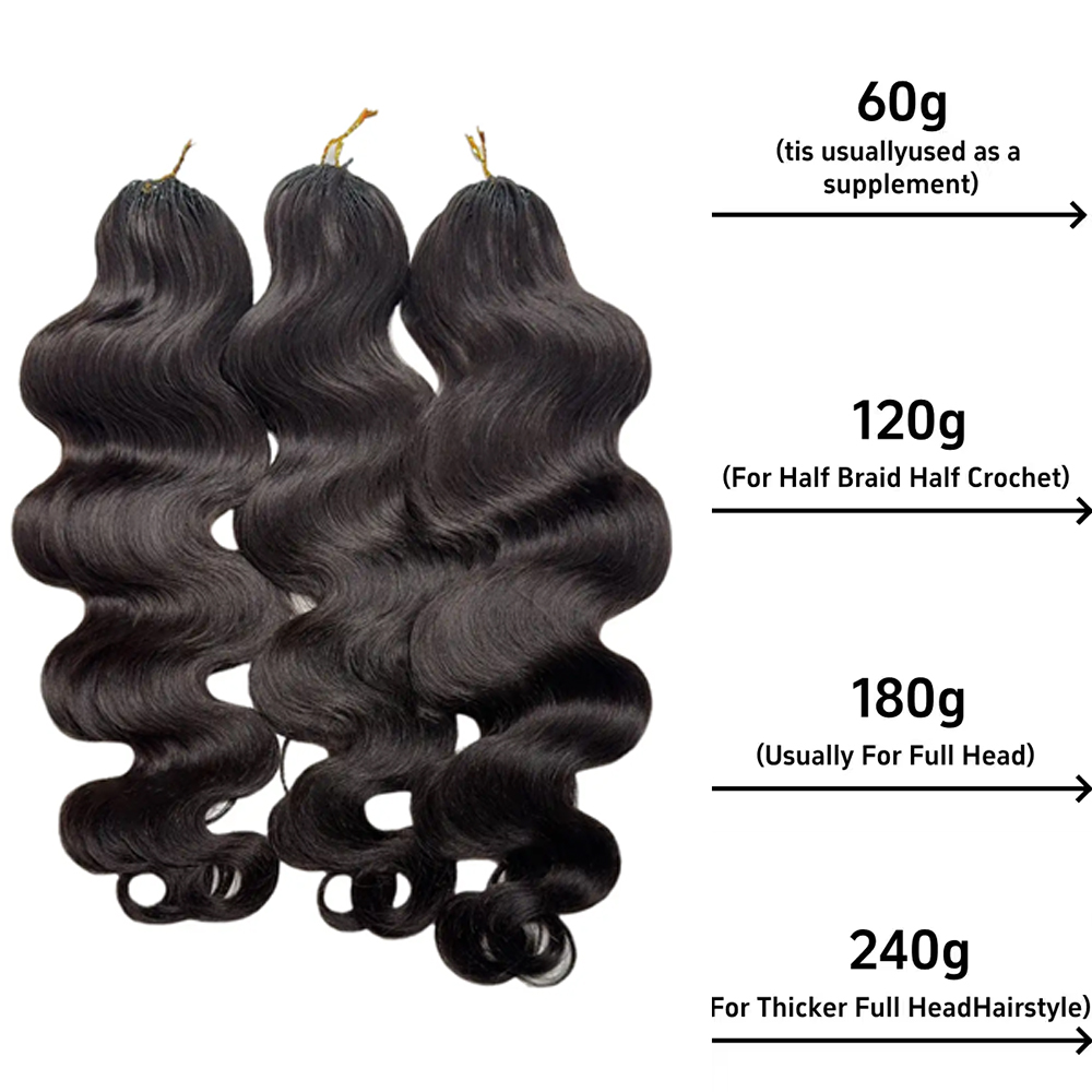 وصلات شعر كروشيه 100% شعر بشري - مراجعة Water Wave Bulk Human Hair For Braiding وسعره