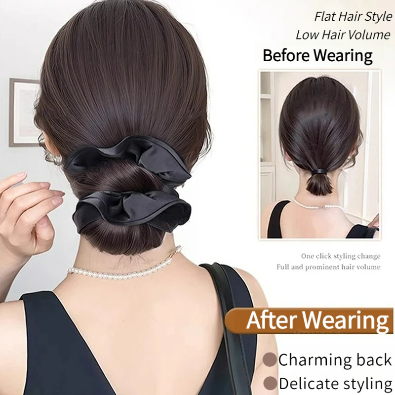 ربطة شعر صناعية جديدة من السات - مراجعة Claw Clip Messy Bun Hair Piece وسعره
