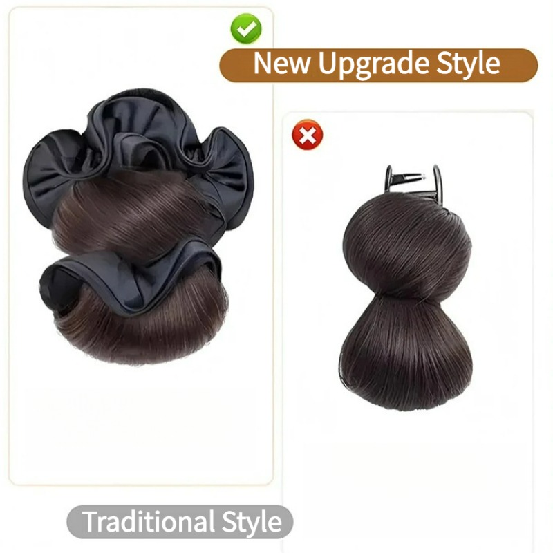 ربطة شعر صناعية جديدة من السات - مراجعة Claw Clip Messy Bun Hair Piece وسعره