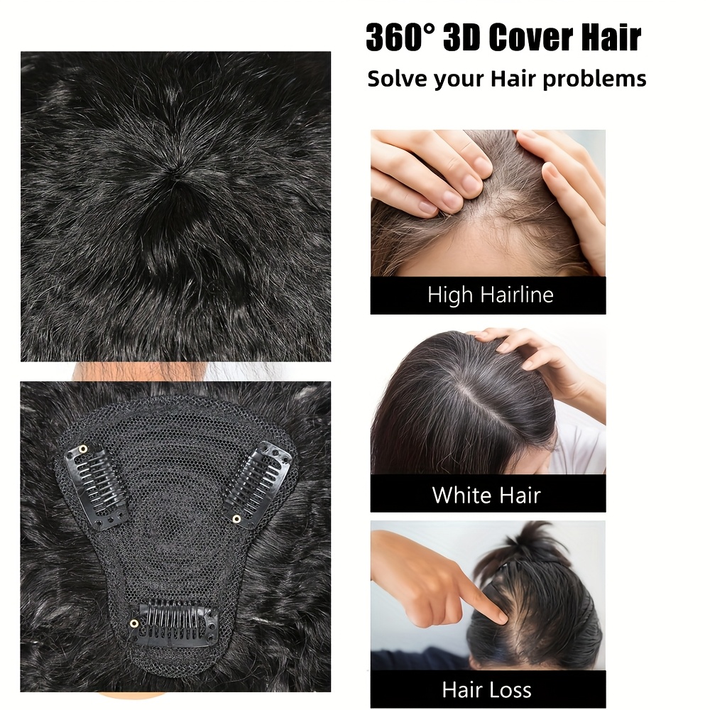 شعر علوي مستقيم غريب مع قطعة ش - مراجعة Hair Clips وسعره