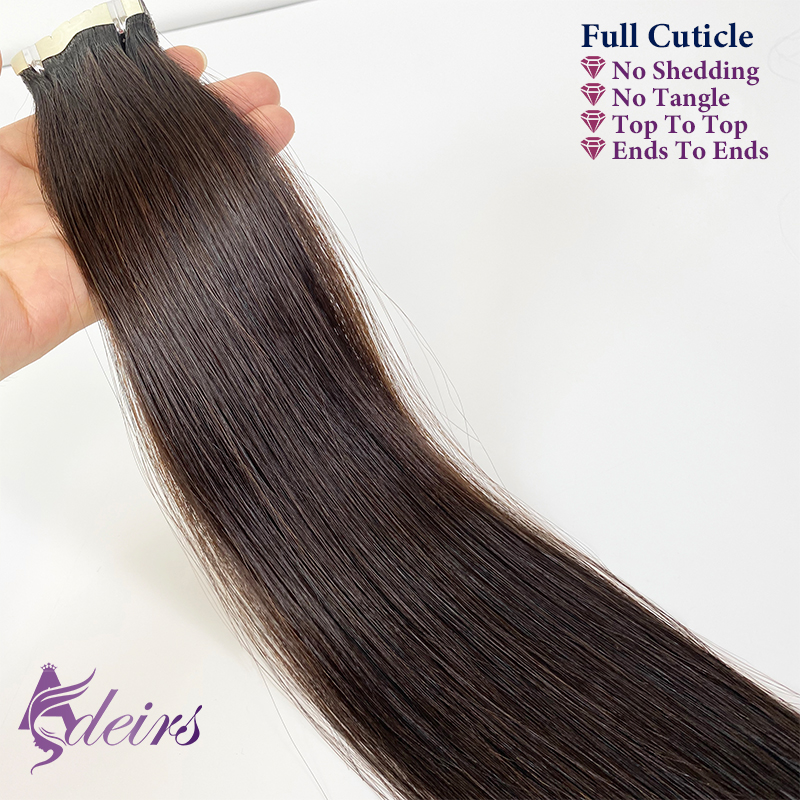 ADEIRS شريط صغير في وصلات الشع - مراجعة Invisible Tape In Extensions Real Hair وسعره