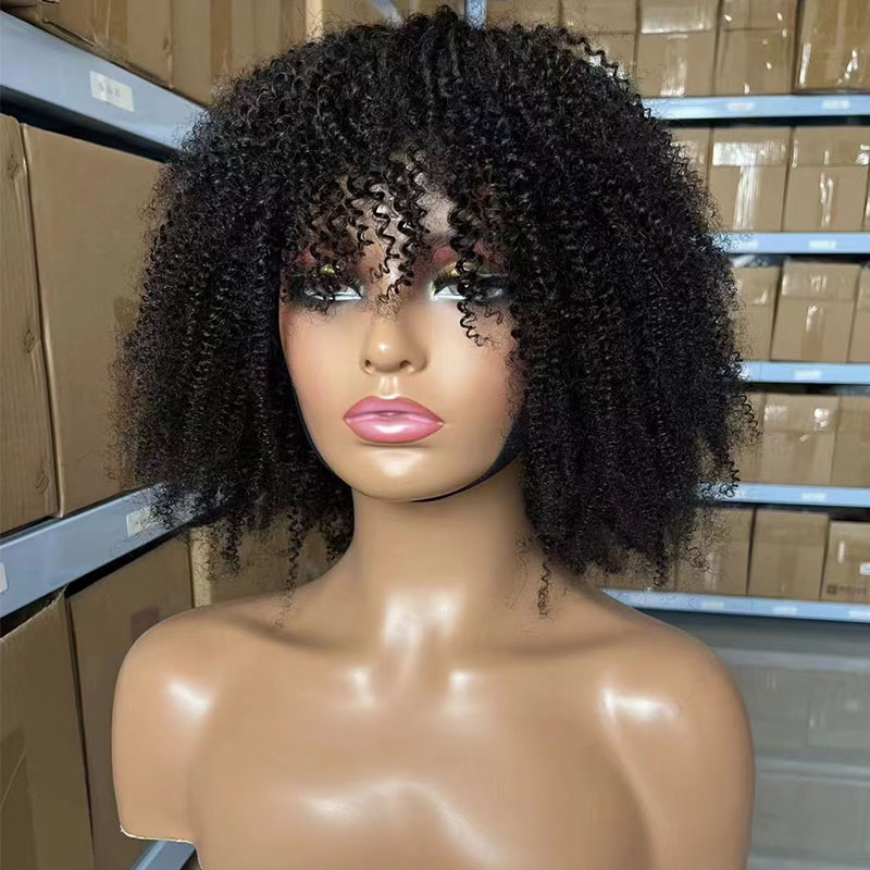 باروكات شعر طبيعي قصيرة مجعدة  - مراجعة Short Pixie Cut Wig Human Hair Cheap وسعره