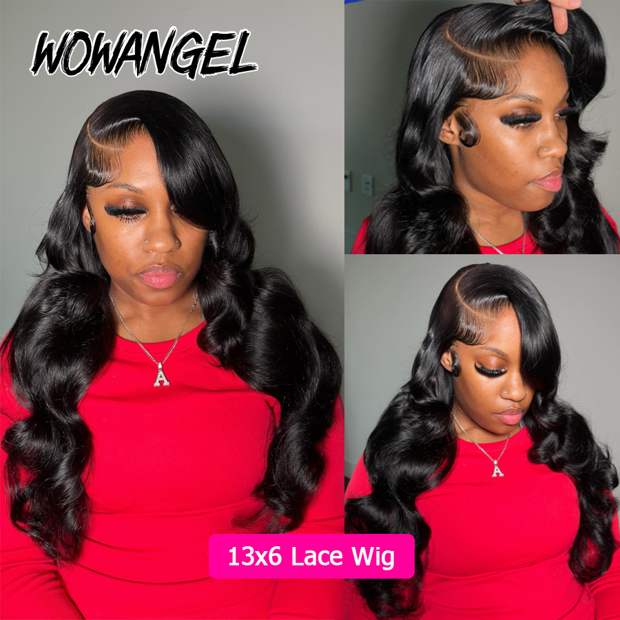 نجاح باهر الملاك الجسم موجة جي - مراجعة Hd Lace Frontal Wig Human Hair Pre Plucked وسعره