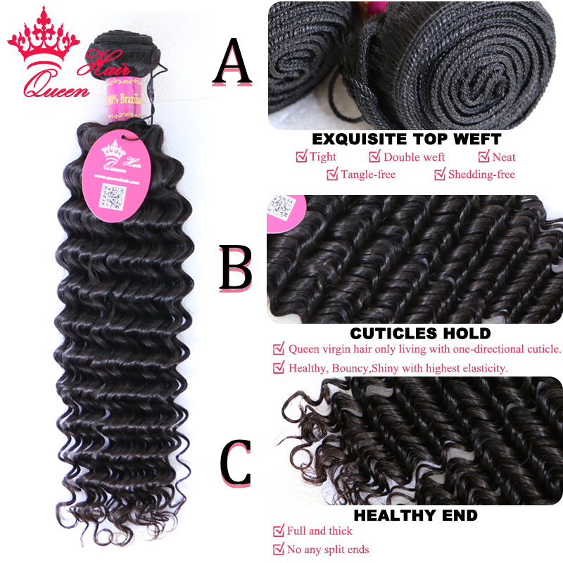 Top Quality Hair Bundles With  - مراجعة Deep Wave 3 Bundles With Closure وسعره