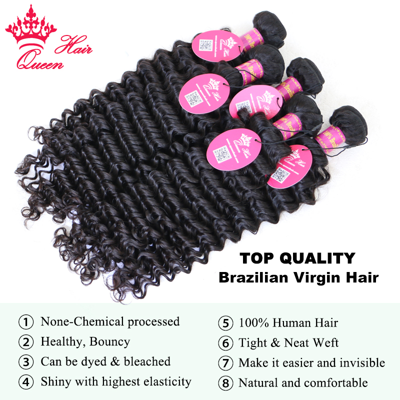 Top Quality Hair Bundles With  - مراجعة Deep Wave 3 Bundles With Closure وسعره
