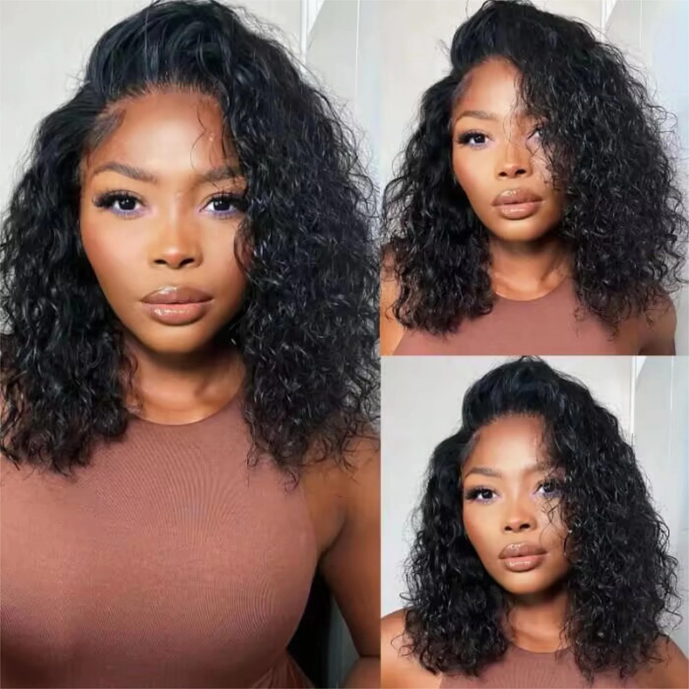 باروكات شعر بشري قصيرة مموجة ب - مراجعة Glueless Wear And Go Human Hair Wig وسعره