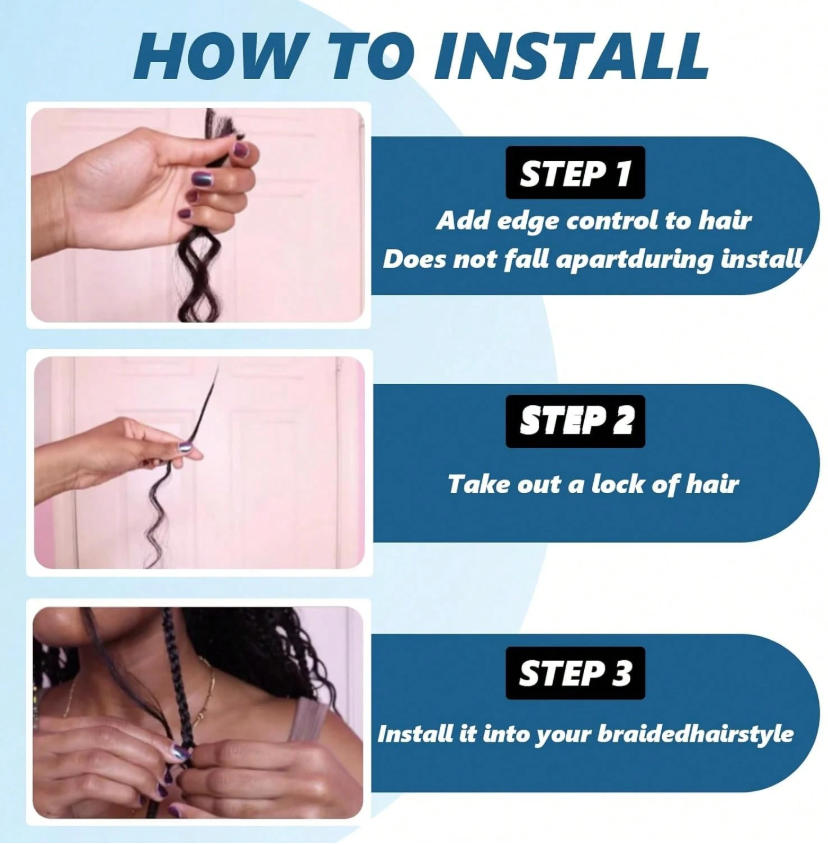 شعر بشري للضفائر بدون خصلات، م - مراجعة Water Wave Bulk Human Hair For Braiding وسعره