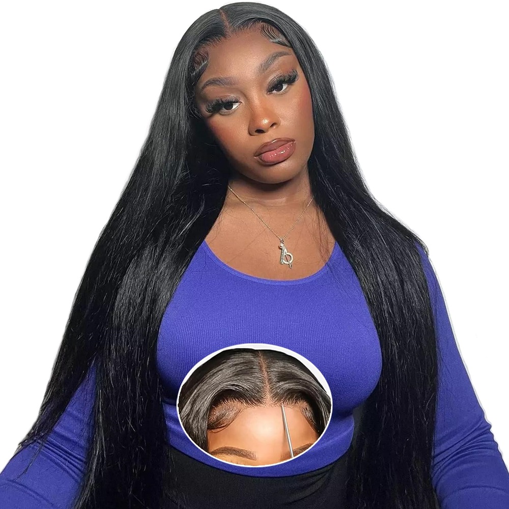 باروكة شعر طبيعي مستقيم بدون غ - مراجعة Lace Front Wigs وسعره