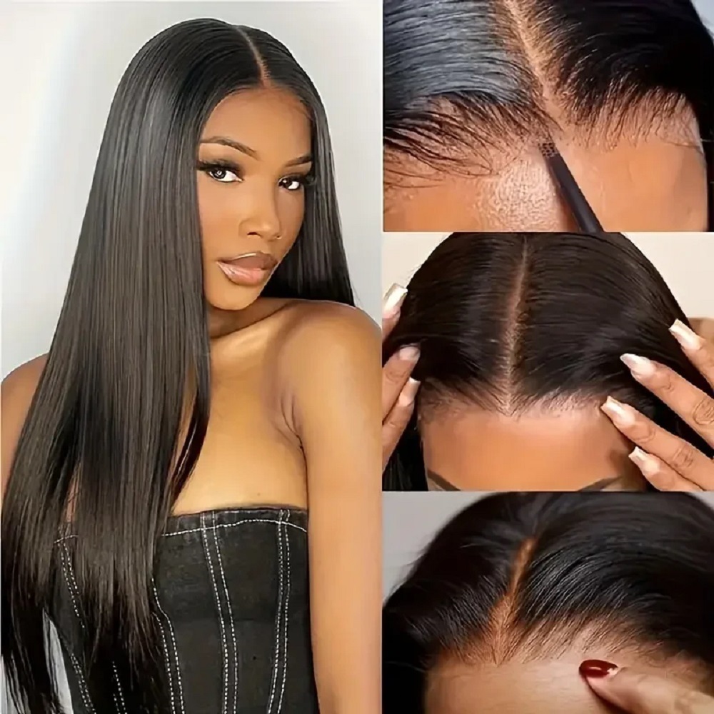 باروكة شعر طبيعي مستقيم بدون غ - مراجعة Lace Front Wigs وسعره