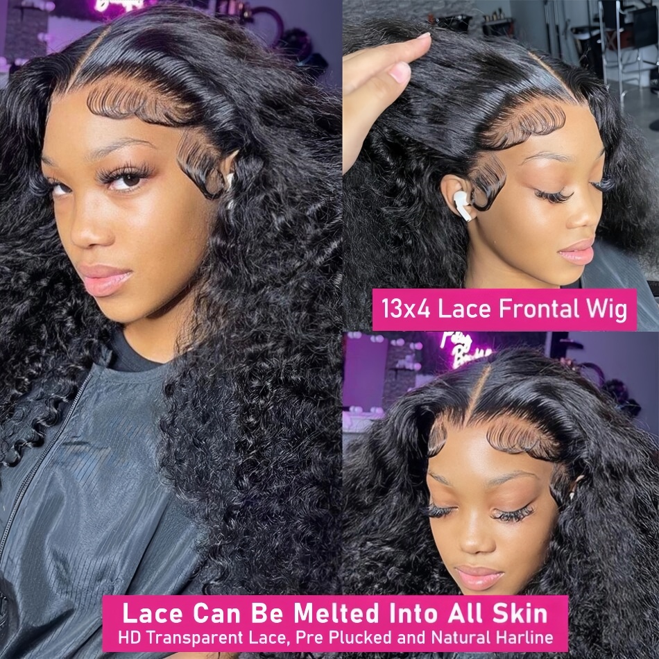 باروكة شعر بشري مجعد 360 درجة، - مراجعة Lace Front Wigs وسعره