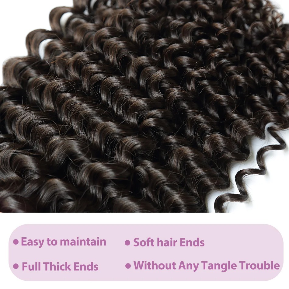 عابث حليقة الشعر حزم مع إغلاق  - مراجعة Deep Wave 3 Bundles With Closure وسعره